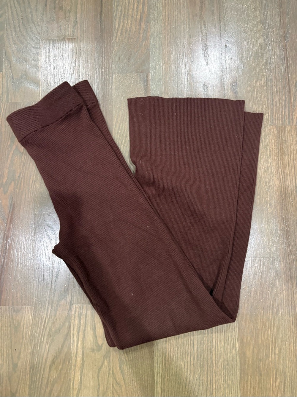 Ribbed Knit Sweater Pants